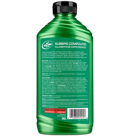 TURTLEWAX T415 PREM RUBBING COMP 18OZ