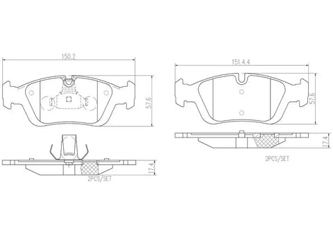 DISC BRAKE PAD SET