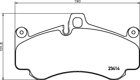 DISC BRAKE PAD SET
