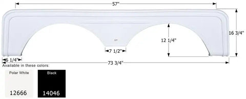 ICON 14046 FENDER SKIRT TANDEM SUNNYBROOK F
