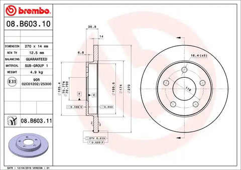 DISC BRAKE ROTOR