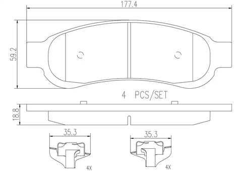DISC BRAKE PAD SET