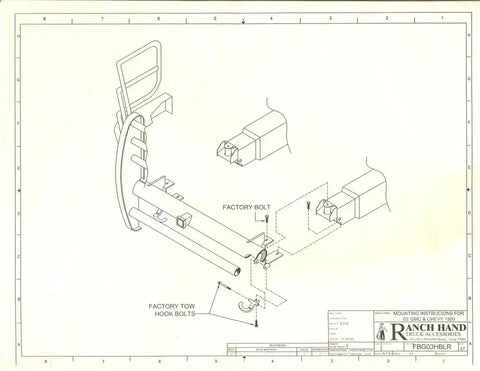 RANCH HAND FSC03HBL1 CHEVROLET 03-07 1500 AVALANCHE 03-