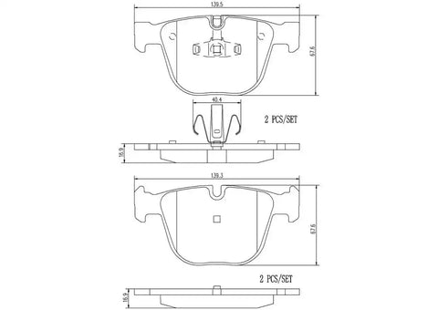 DISC BRAKE PAD SET