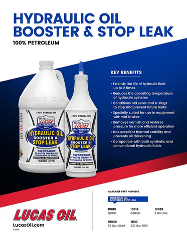 LUCAS OIL 10018 HYDRAULIC OIL BOOSTER/STO