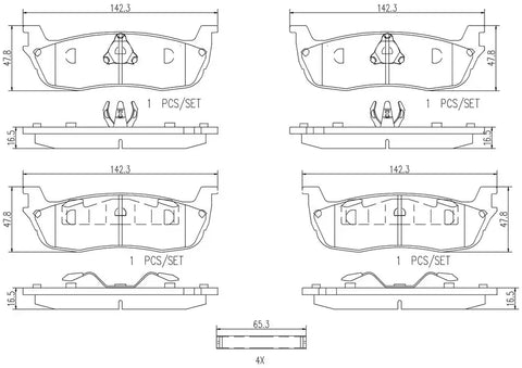 DISC BRAKE PAD SET