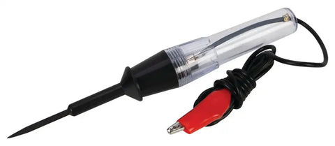 Performance Tool W2975C Circuit Tester; No Display; 12 Volts; With Alligator Clip