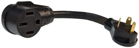 30AM-50AF 12' ADAPTER  BLACK  BULK