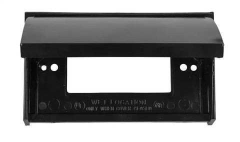 GFCI OUTLET COVER  BLACK