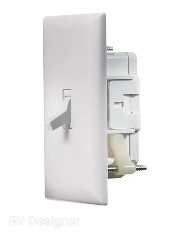 SWITCH W/COVER-PLATE-WHIT