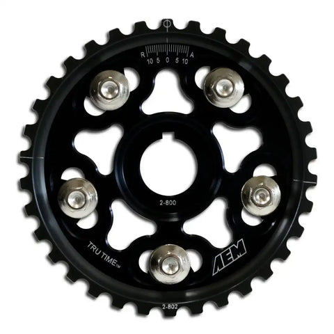 AEM ELECTRON 23-802BK TRUTIME ADJST CAM GEAR BK