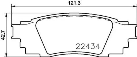 DISC BRAKE PAD SET