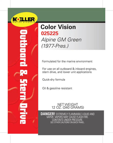 CLR/VSN GENERAL MOTORS GREEN