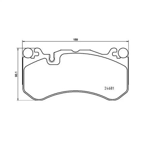 DISC BRAKE PAD SET