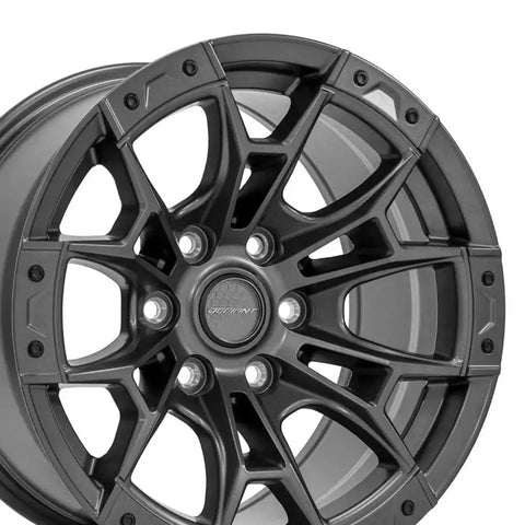 OE WHEELS DF04-17090-6135-12G1 DEFIANT WHEEL DF04 DARK SATIN CHARC
