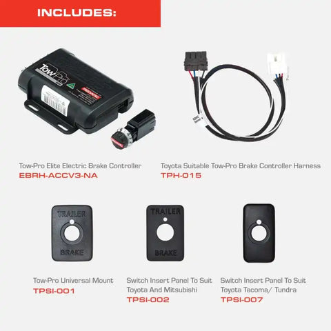 TOW-PRO ELITE COMPLETE TOYOTA KIT
