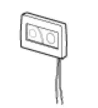 DOUBLE BUTTON WALL SWITCH