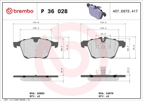 DISC BRAKE PAD SET