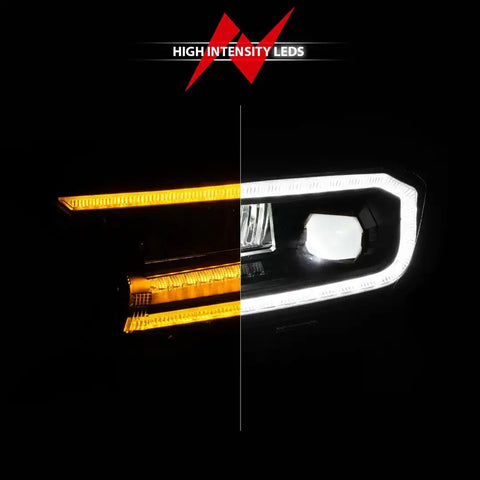 ANZO USA 111613 Headlight Assembly LED Bulb Projector Beam With Initiation/ LED Day