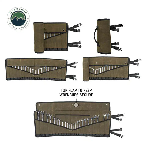 OVERLAND VCL 21209941 SMALL WRENCH TOOL ROLL 12 SLOT) #1