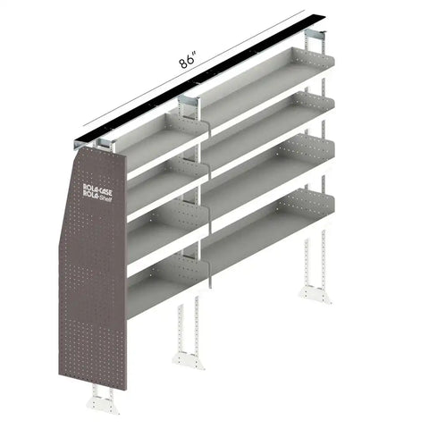 ROLACASE RSMRSBA-DR VAN SHELVING BASIC BIN PACKAGE