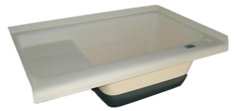 ICON 00476 TUB RH DRAIN POLAR WHITE TU500