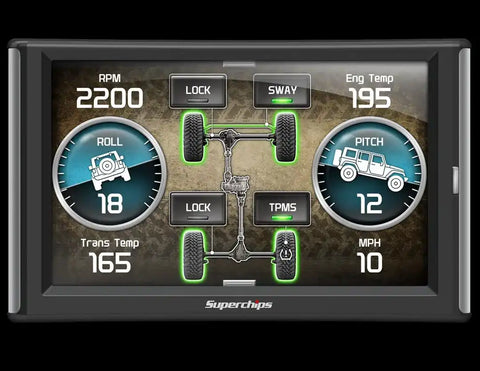 SUPERCHIPS 42050 98-10 JEEP GAS TRAILDASH
