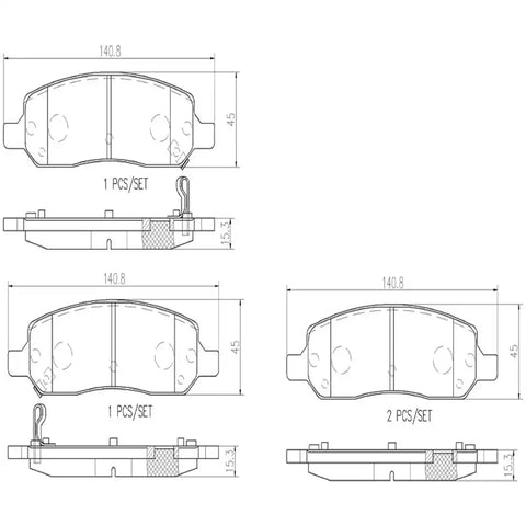 DISC BRAKE PAD SET