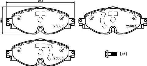 DISC BRAKE PAD SET