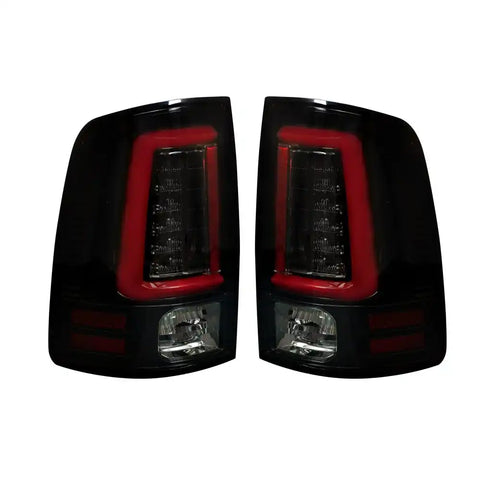 RECON ACCESS 264336BK LED TAIL LIGHTS - DODGE 13-17 RAM 1