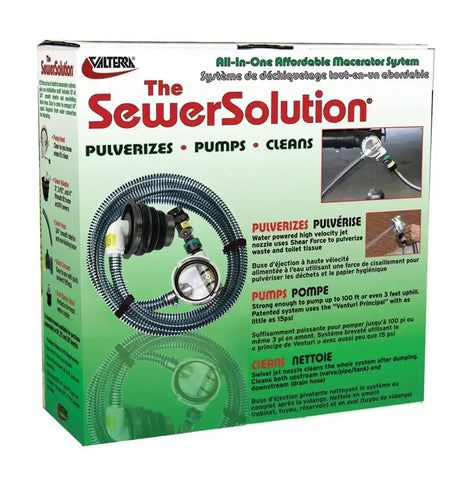 Valterra SS01 Macerator Waste Dump System Sewer Solution Portable