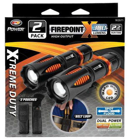 2PK FPX FLASHLIGHTS W/ POUCH