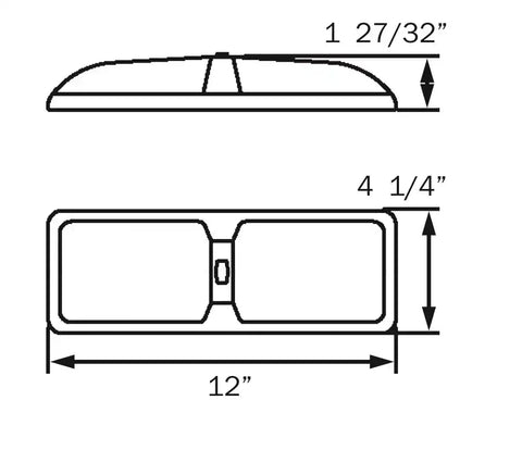 INTERIOR LIGHT RV DOUBLE