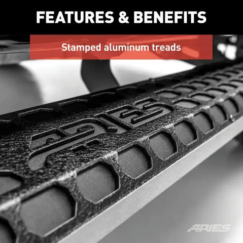 ARIES 2556056 ADVANTEDGE 75' BLACK ALUMINUM SIDE