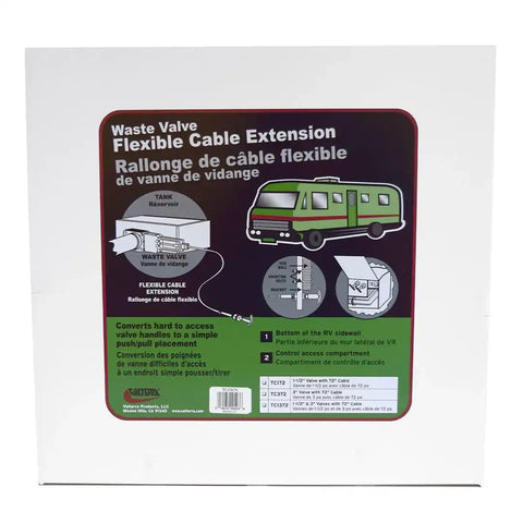 FLEXIBLE CABLE KIT  72' 1 1/2'