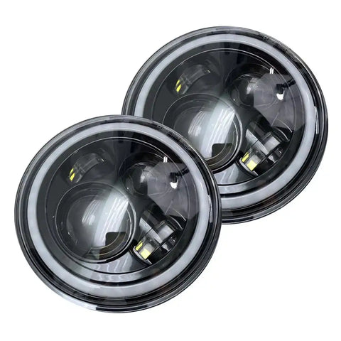 RACESPORT LT RS7RGBH2 2) 7IN LED PROJECTOR KIT 4X10WATT