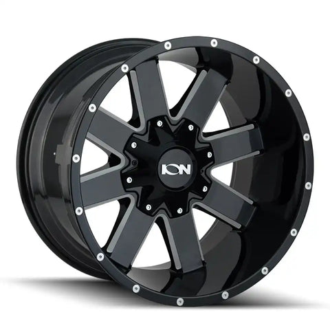 WHEEL GROUP 141-2937M 141 (141) GLOSS BLK/MILLED SPOKES 2