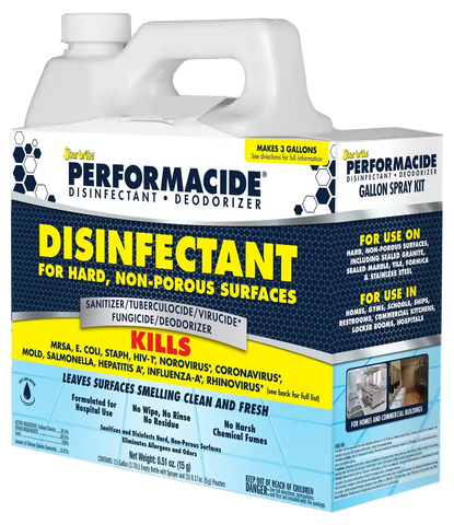 PERFORMACIDE DISINF 3 PK GALLON KIT