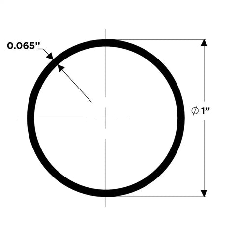 TACO METALS S14-1065P20 TUBE 1X.065 304 SS 20