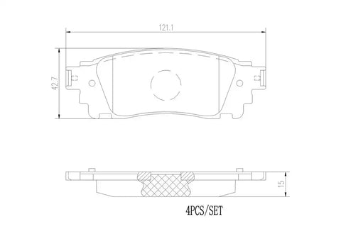 DISC BRAKE PAD SET