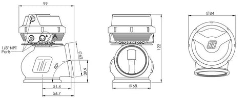 WG50 GENV PRO-GATE 50 7PSI BLACK