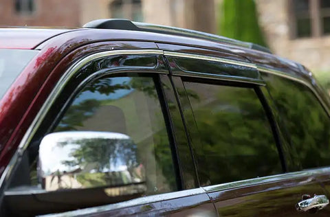 Auto Ventshade (AVS) 774011 - Ventvisor Low Profile Deflector Matte Black Outside Mount 4 pc.