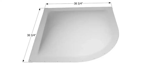 ICON 12591 SKYLIGHT  RSL26W  WHITE