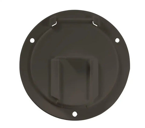 LOW PROFILE CABLE HATCH  ROUND  BLA