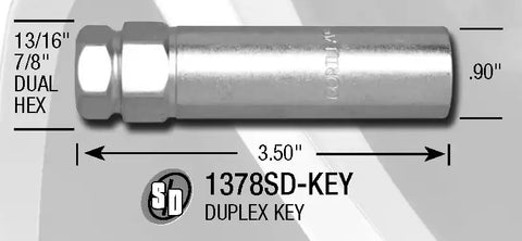 Gorilla 1378SDKEY-7PT LUG NUT SOCKETS