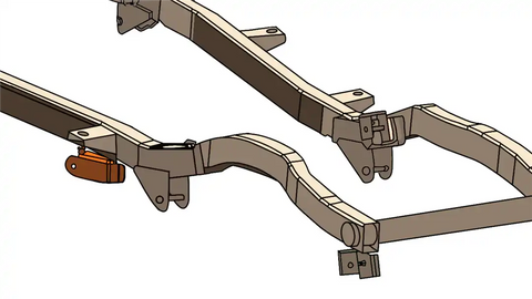 KENTROL RB4021L FRAME REPAIR FOR CONTROL ARM BRACKE