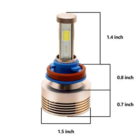 PROJECTOR COMPLIANT H11 4-SIDED PLU