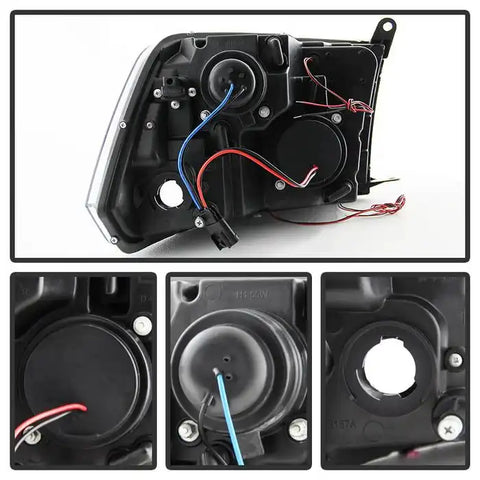 Spyder Automotive 5010032 Headlight Assembly Signature Series Projector Beam With L