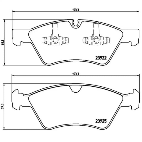 DISC BRAKE PAD SET