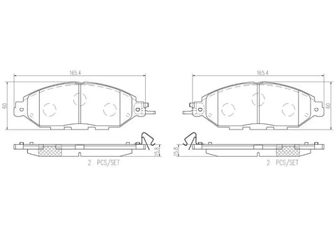 DISC BRAKE PAD SET